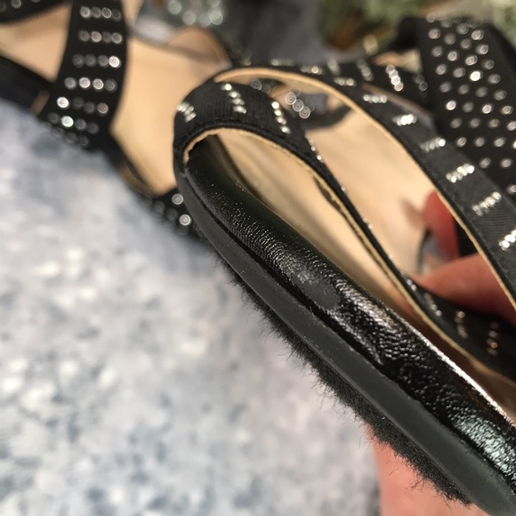 Life Stride Yara Black Strappy Embellished 1.5” Wedge Heels WMS 8.5M🖤Like NEW🖤 - Picture 11 of 13